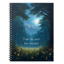 Take the path less traveled notebook