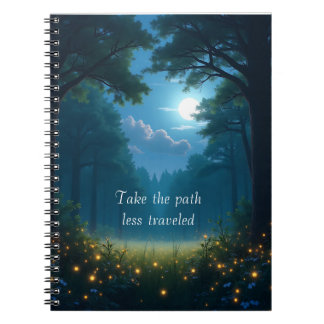 Take the path less traveled notebook