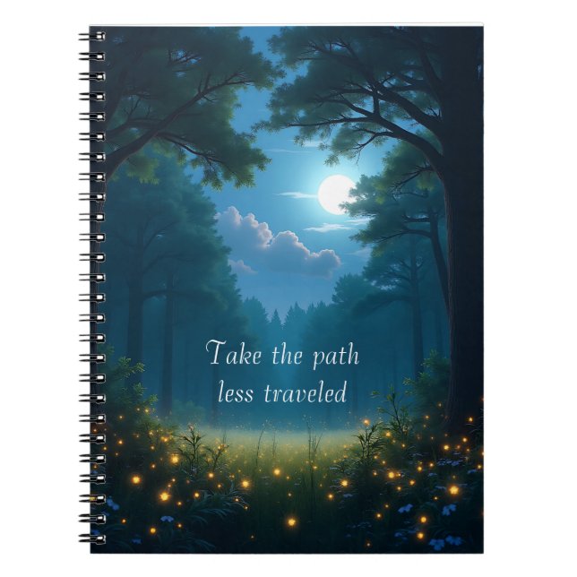 Take the path less traveled notebook (Front)