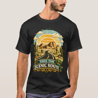 Take The Scenic Route Vintage Desert T-Shirt