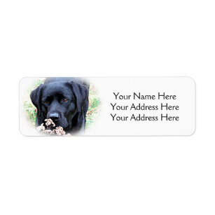 Personalized Return Address Label Labradors Buy 3 get 1 free 