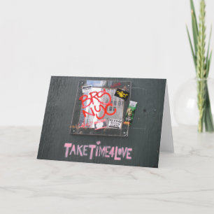 Take Time For Love NYC Photography Graffiti Card