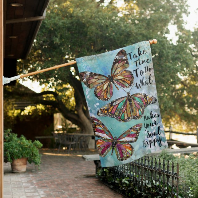 Take Time House Flag (In SItu)