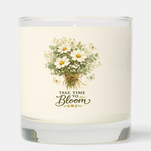 Take Time to Bloom |  Bouquet Design Scented Candle