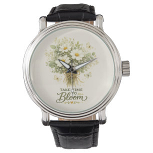 Take Time to Bloom Bouquet Design Watch