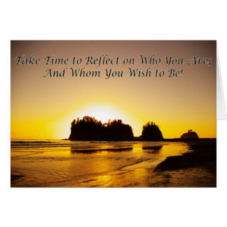 take time to reflect cards