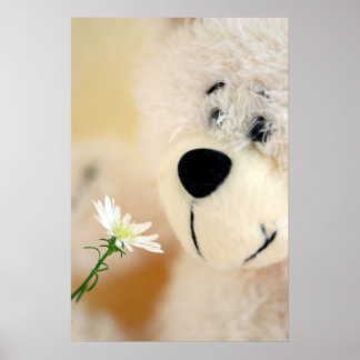 Take time to smell the flowers poster