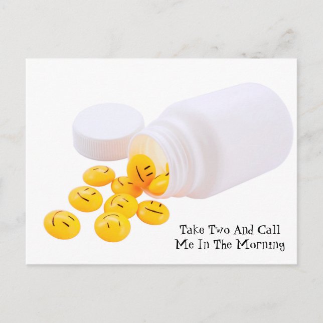 Take Two And Call Me In The Morning Postcard (Front)