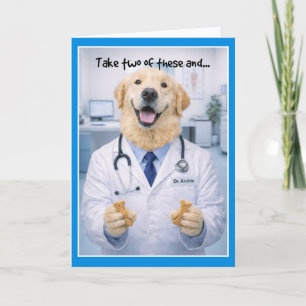 Take Two Dog Bones Get Well Card DBA-1