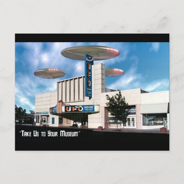 Take Us to Your Museum Postcard (Front)