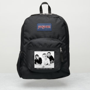 Take Your Family With You ADD A PHOTO TEXT Custom JanSport Backpack