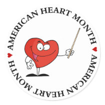 Take Your Health to Heart Classic Round Sticker