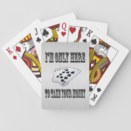 Take Your Money Poker Cards