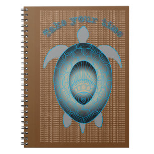 Take your time turtle motivational quote notebook