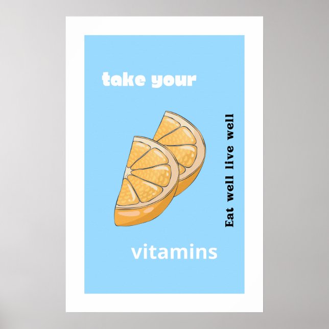 Take your vitamins poster (Front)