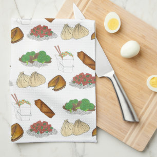 Takeaway Chinese Restaurant Takeout Food Cuisine Kitchen Towel