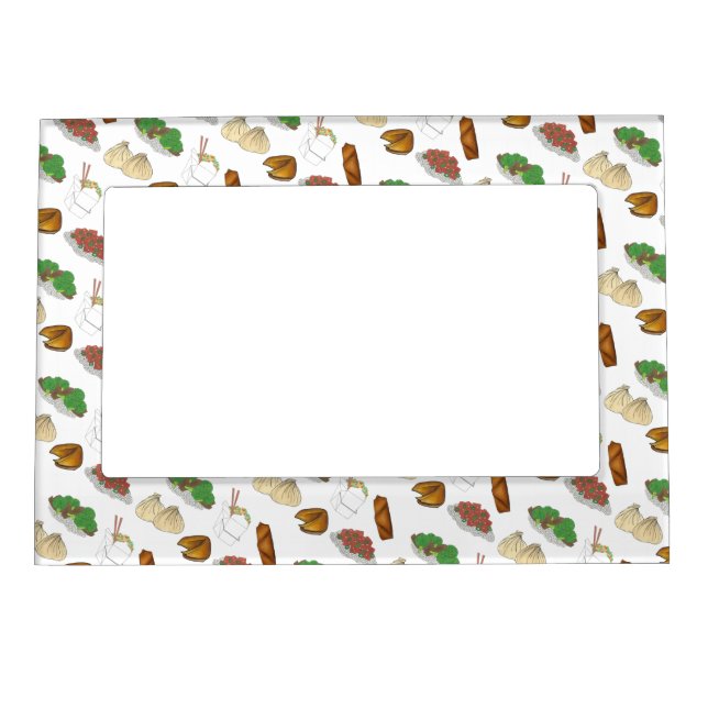 Takeaway Chinese Restaurant Takeout Food Cuisine Magnetic Frame (Front)