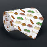 Takeaway Chinese Restaurant Takeout Food Cuisine Neck Tie<br><div class="desc">Features an original marker illustration of classic Chinese food takeout dishes including dumplings, egg rolls, fortune cookies, beef and broccoli, fried rice, and general tso's chicken. Ideal for your favorite foodie or fan of Chinese cuisine. Lots of other food-themed illustrations are also available from this shop. Don't see what you're...</div>