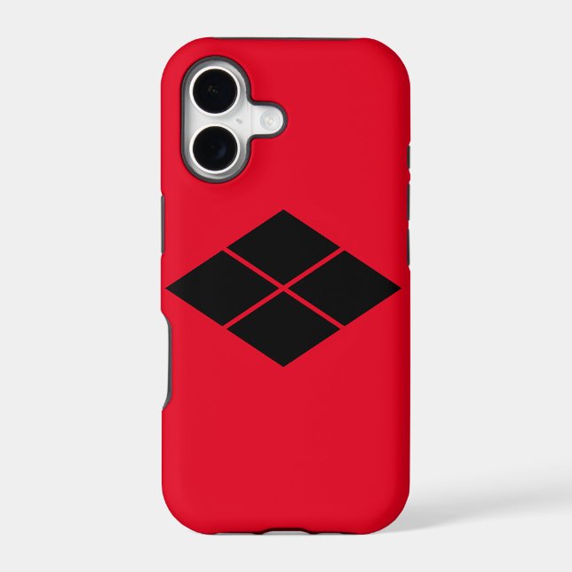 Takeda kamon Japanese samurai clan Case-Mate iPhone Case (Back)