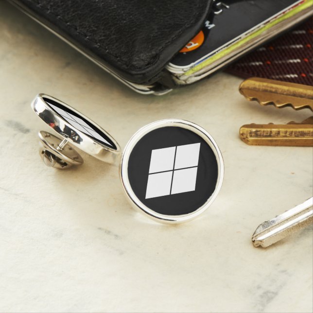 Takeda rhombus lapel pin (In Situ)