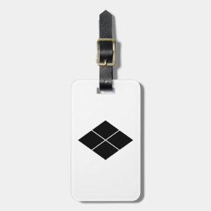 Takeda rhombus luggage tag