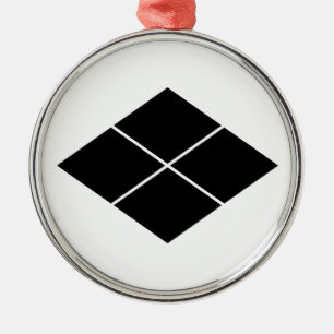Takeda rhombus metal ornament