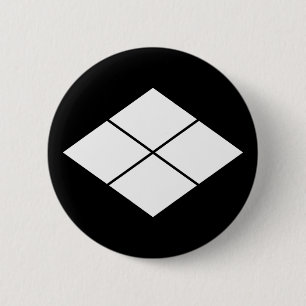 Takeda rhombus pinback button