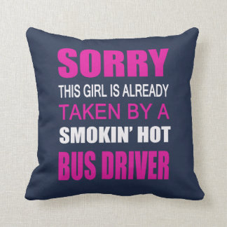 Taken By A Bus Driver Throw Pillow