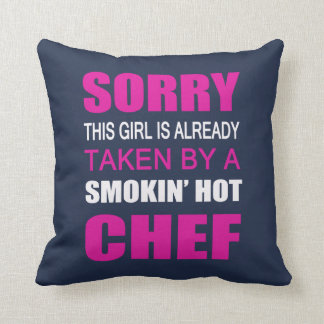 Taken By A Chef Throw Pillow