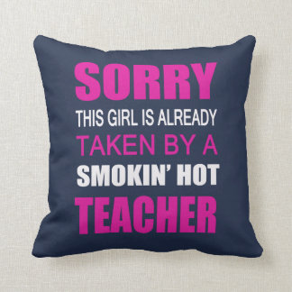 Taken By A Teacher Throw Pillow