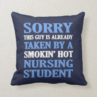 Taken By Nursing Student Throw Pillow