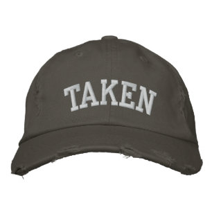 TAKEN EMBROIDERED BASEBALL HAT