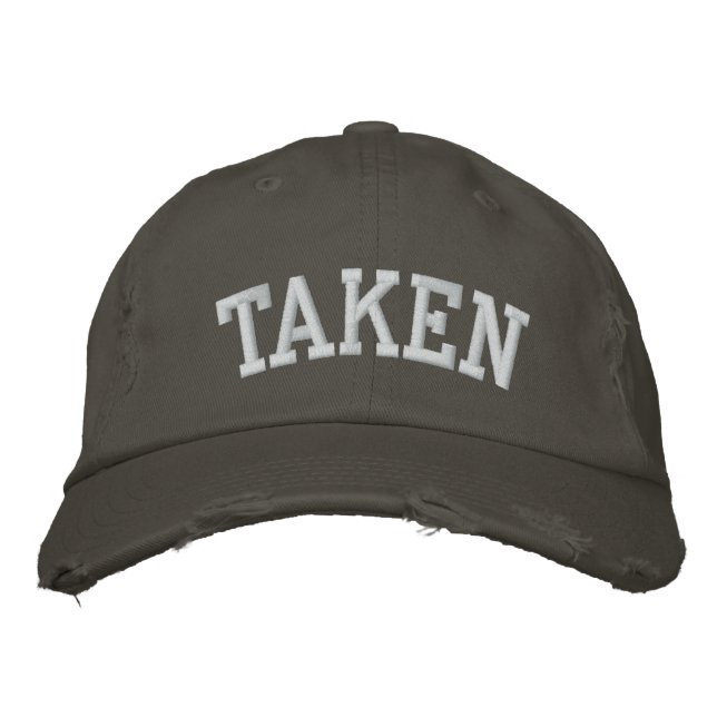 TAKEN EMBROIDERED BASEBALL HAT (Front)