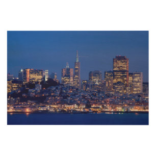 Taken from the roof of the prison on Alcatraz Wood Wall Decor