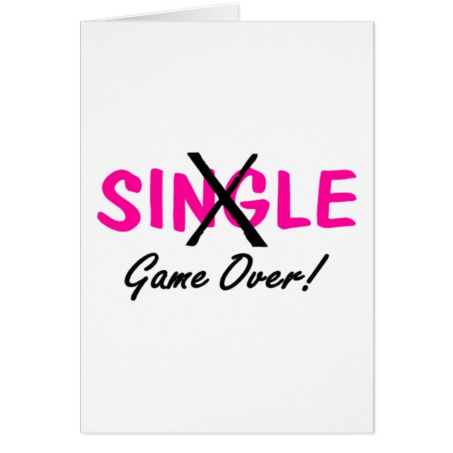 Taken (Game Over Pink) Cards (Front)