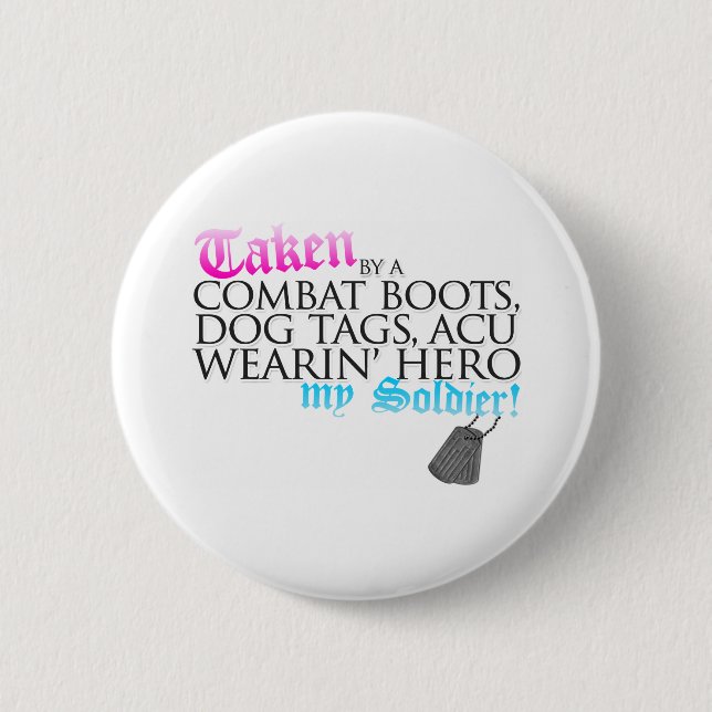 Taken Pinback Button (Front)