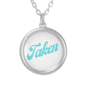 taken silver plated necklace