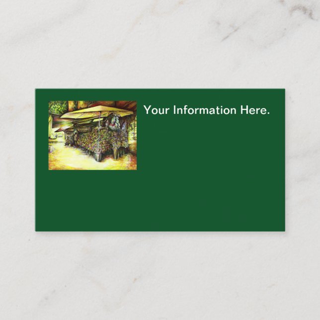 Taken the Possession of Optices Business Card (Front)