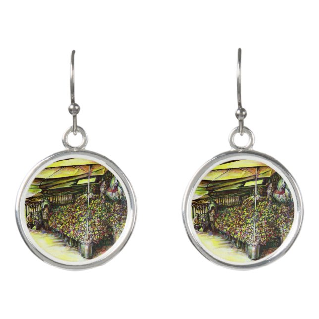 Taken the Possession of Optices Earrings (Front)