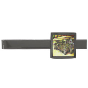 Taken the Possession of Optices Gunmetal Finish Tie Bar