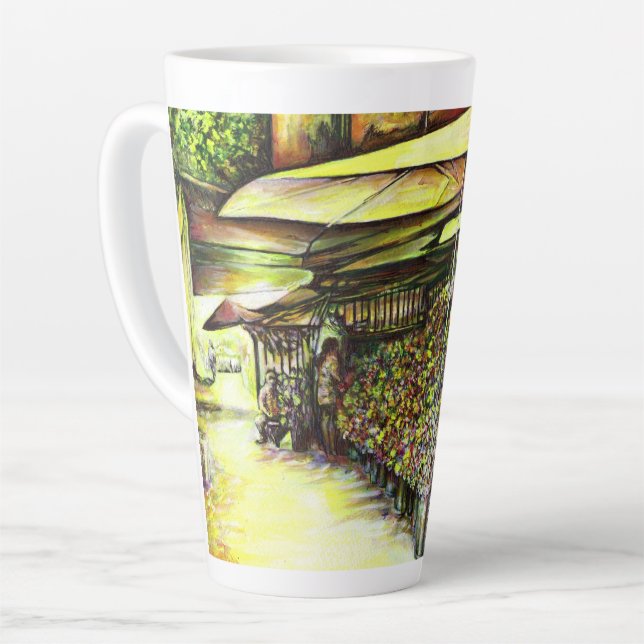 Taken the Possession of Optices Latte Mug (Left Angle)