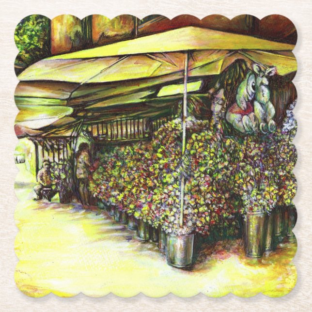 Taken the Possession of Optices Paper Coaster (Front)