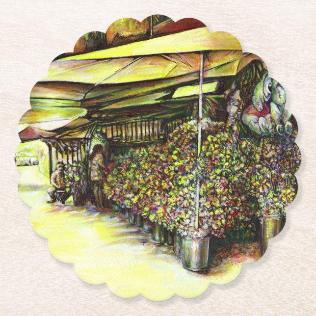 Taken the Possession of Optices Paper Coaster (Front)