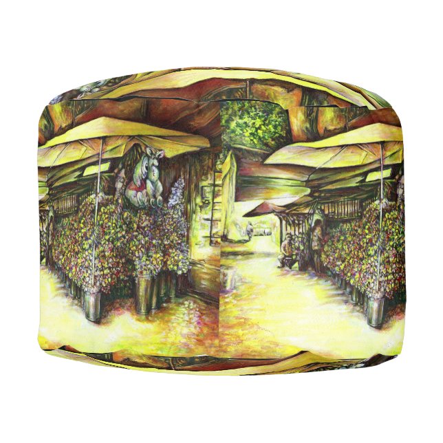 Taken the Possession of Optices Pouf (Front)