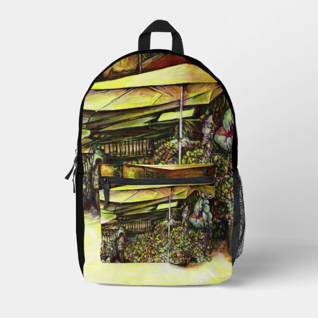 Taken the Possession of Optices Printed Backpack (Front)