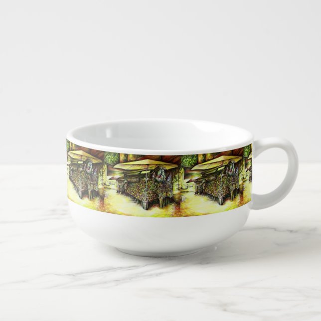 Taken the Possession of Optices Soup Mug (Left)