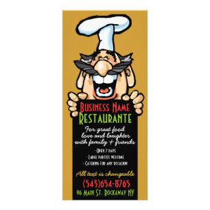 Takeout menu template 4x9.Italian.Chef.Pizza 2