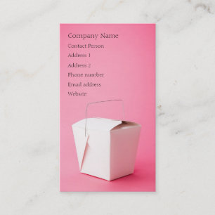 Takeout Profile Card - Two-sided