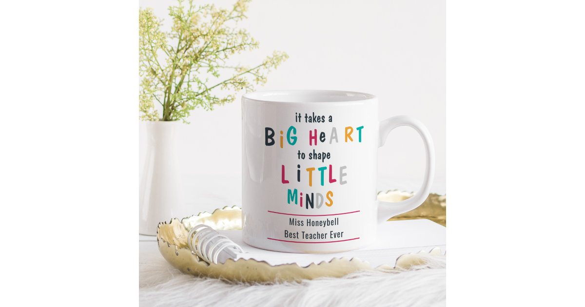 It Takes A Big Heart To Teach Little Minds Tumbler, Crayon Teacher