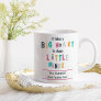 Takes a Big Heart Colorful Typography Personalized Coffee Mug